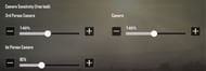 Camera Sensitivity (free look)